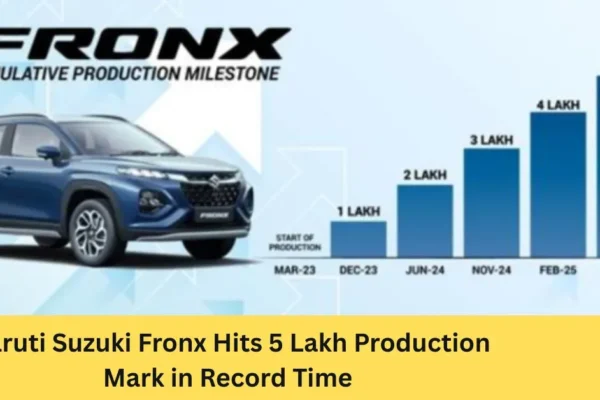 Maruti Suzuki Fronx Reaches 5 Lakh Units Since Launch